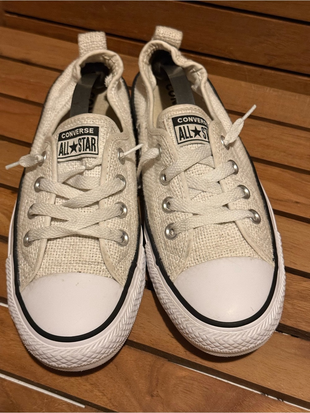 Converse Chuck Taylor All Star Shoreline Slip White - Women's Size 8 - Picture 5 of 8